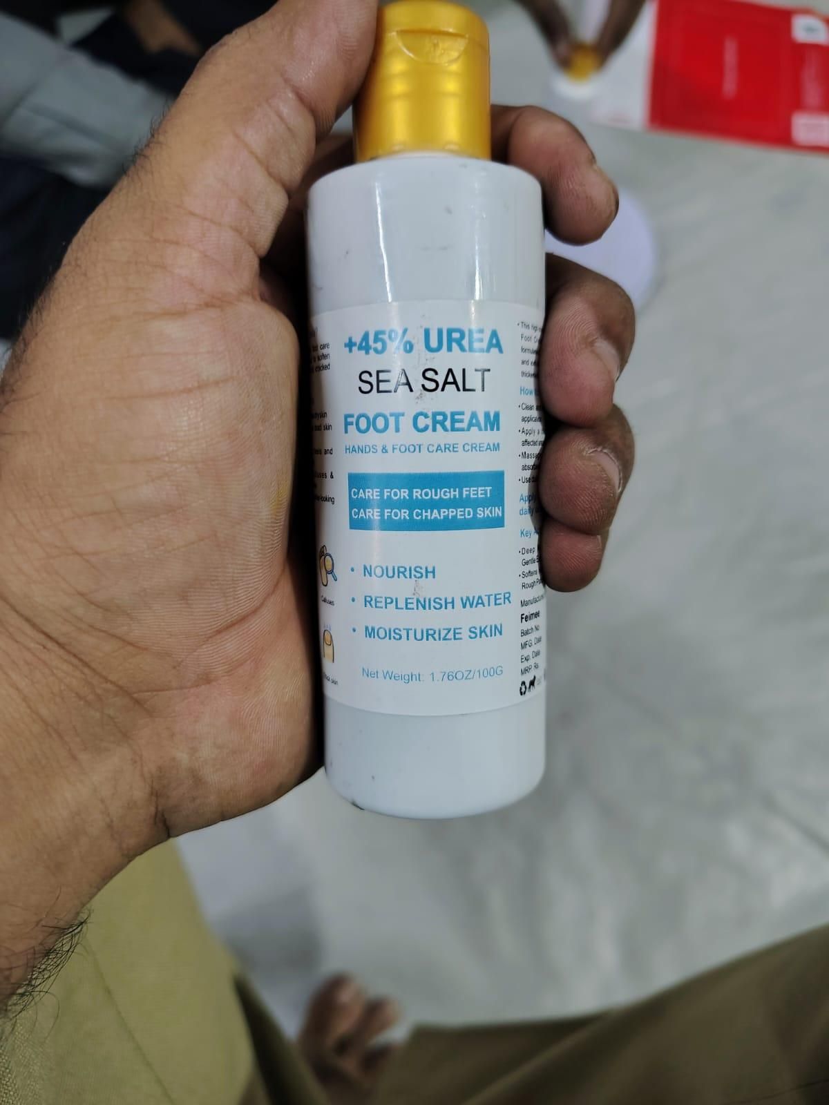 Urea Sea Salt Foot Cream