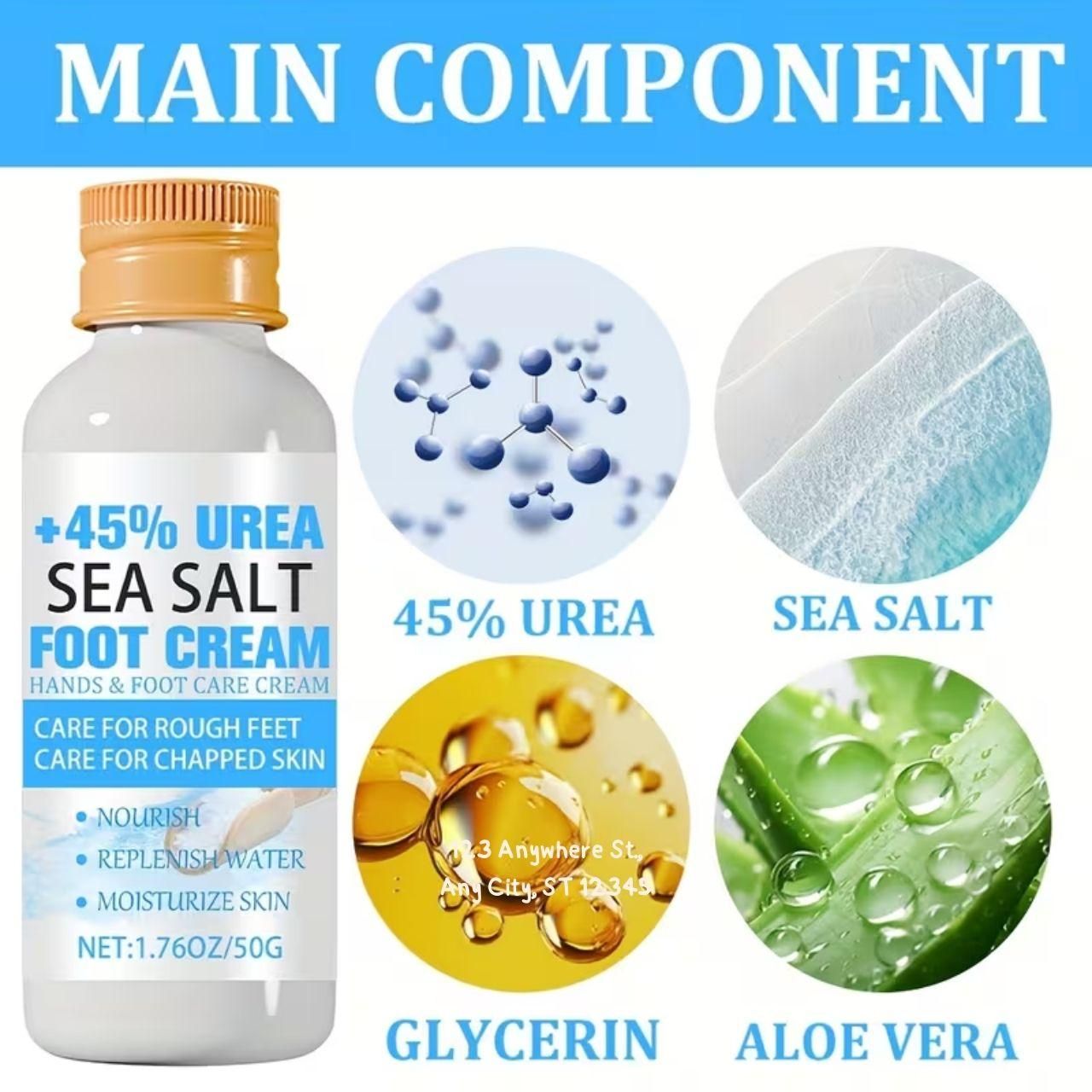 Urea Sea Salt Foot Cream