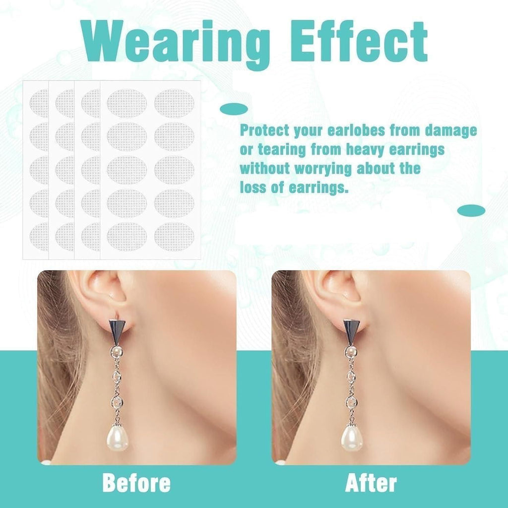 Premium Earlobe Support Patches (200 PCS) Pack of 2