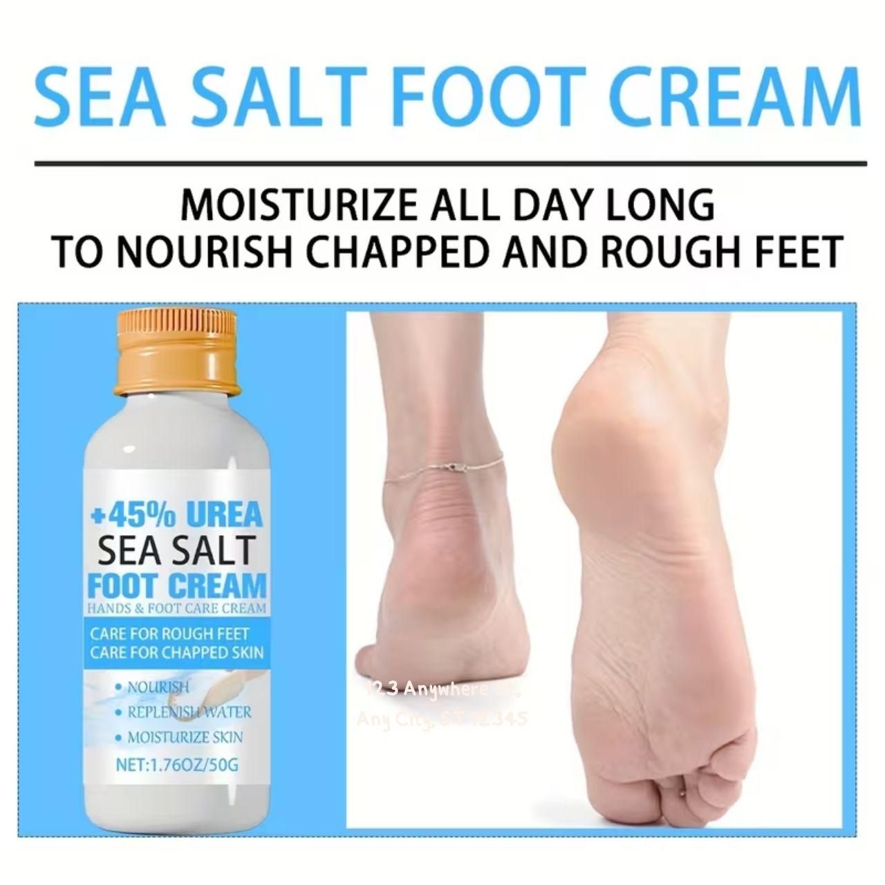 Urea Sea Salt Foot Cream