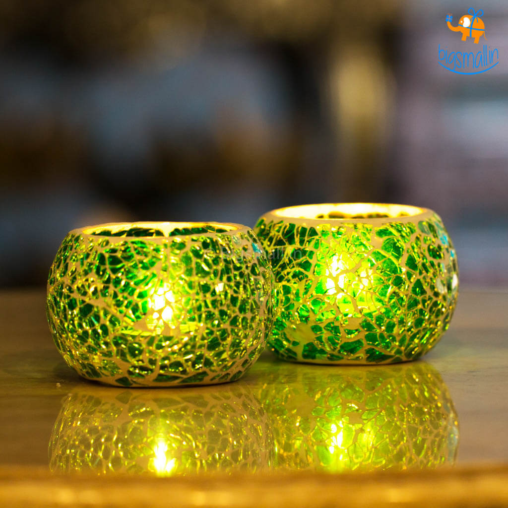 Mosaic Candle Holder - Set of 2