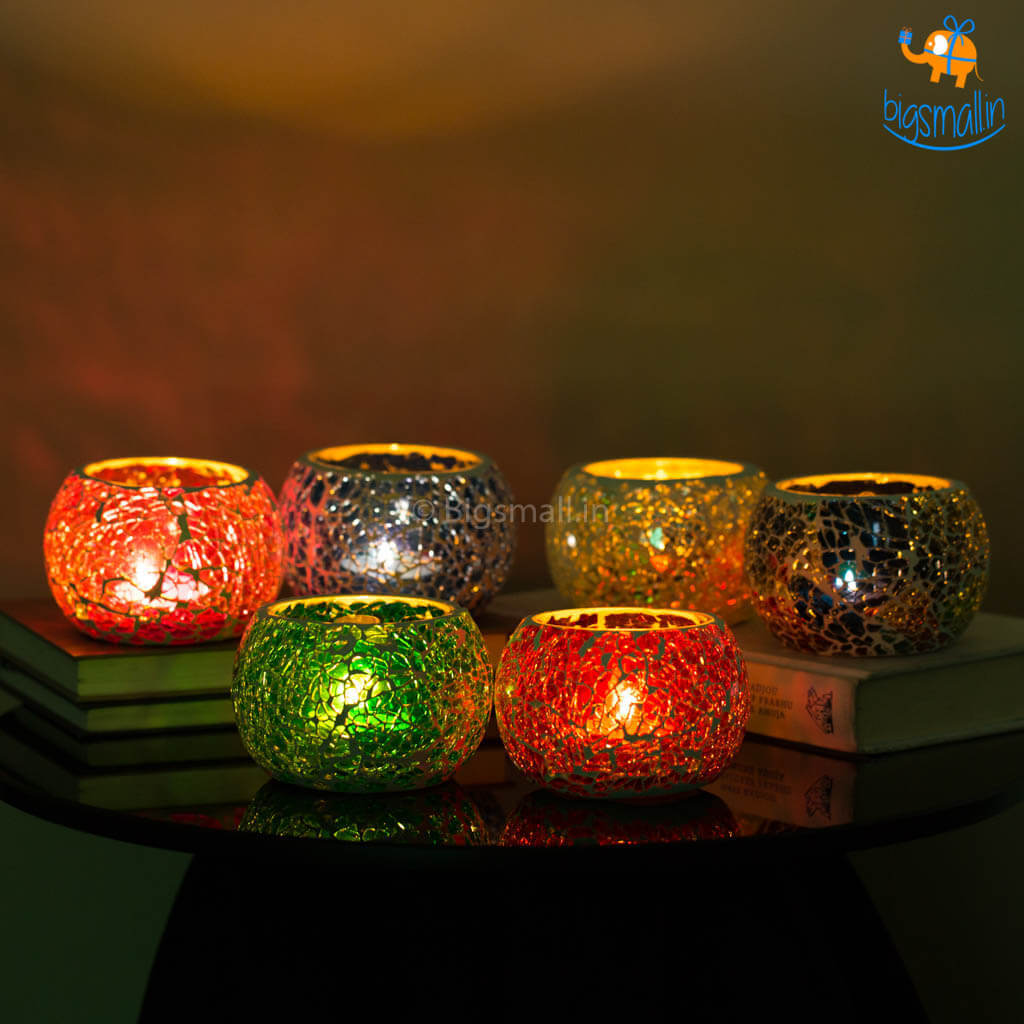 Mosaic Candle Holder - Set of 2