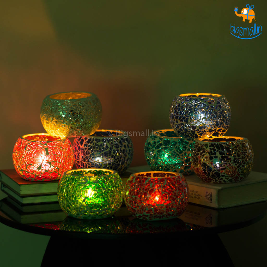 Mosaic Candle Holder - Set of 2