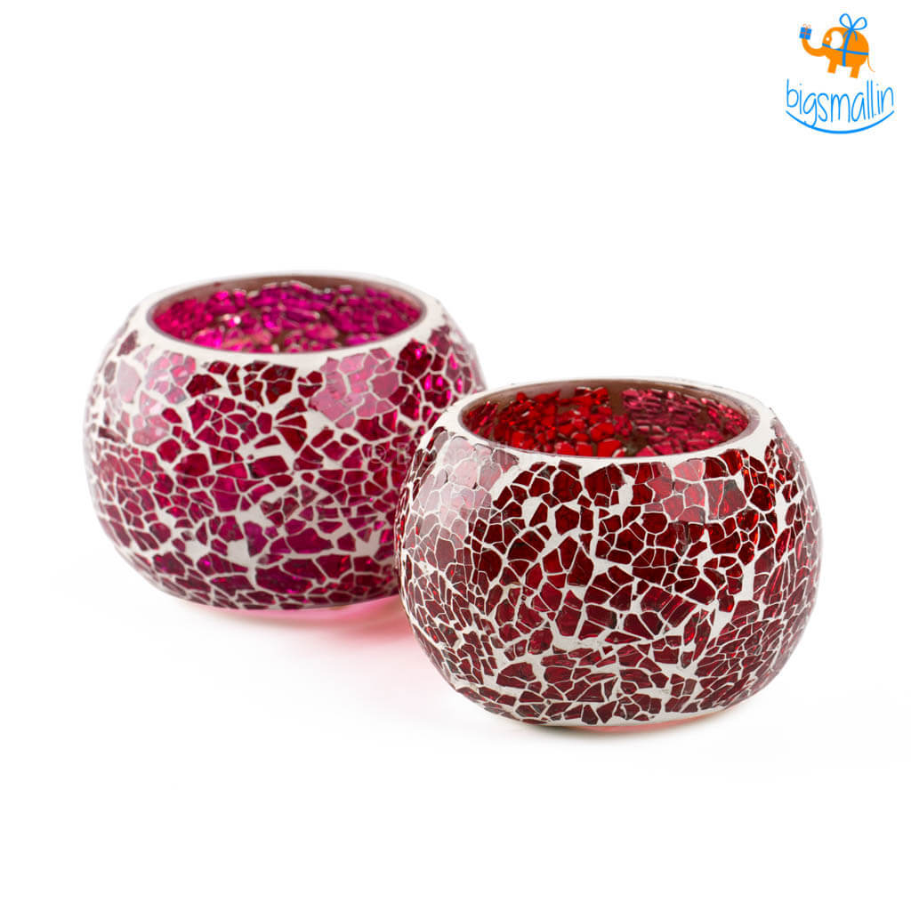 Mosaic Candle Holder - Set of 2