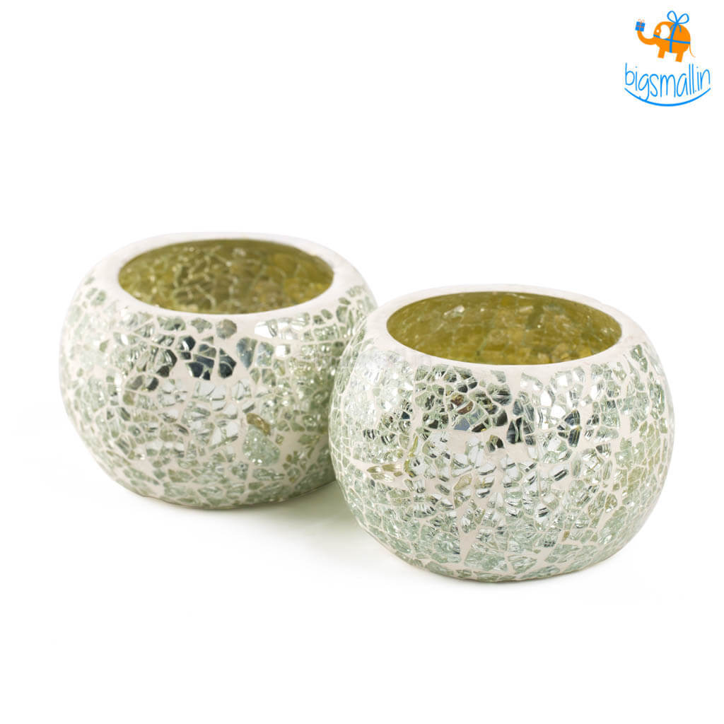 Mosaic Candle Holder - Set of 2