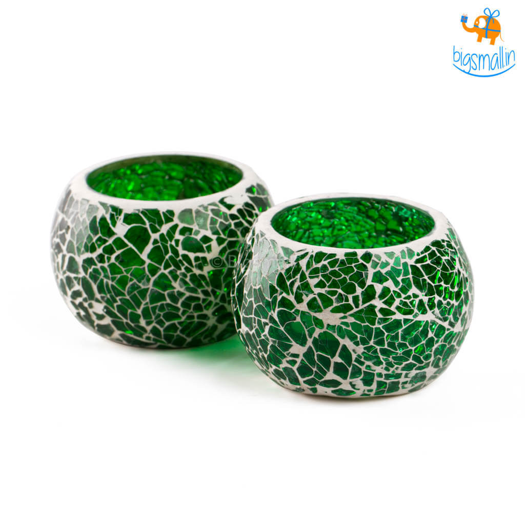 Mosaic Candle Holder - Set of 2