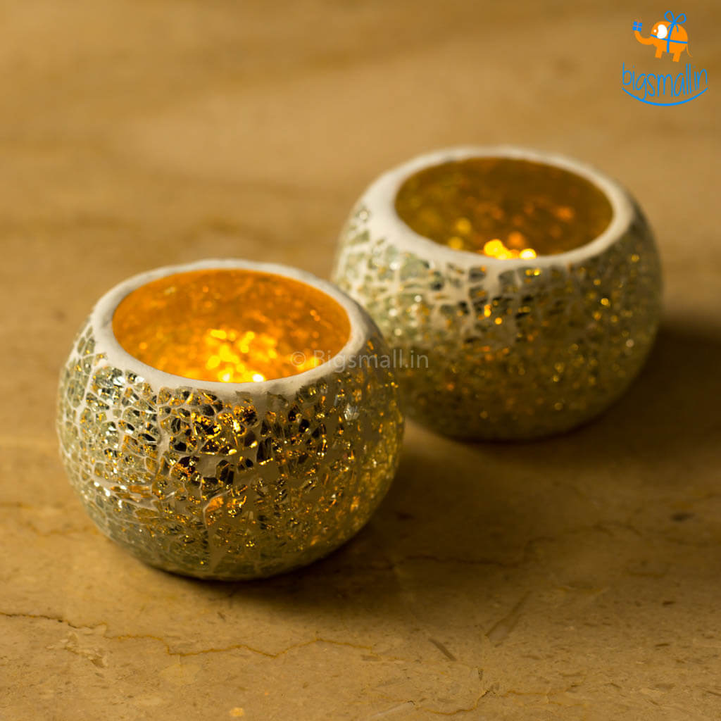 Mosaic Candle Holder - Set of 2