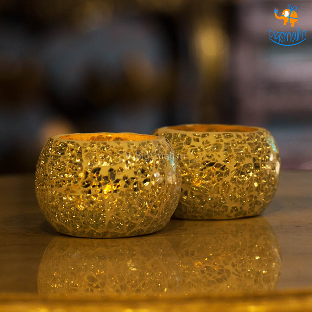 Mosaic Candle Holder - Set of 2
